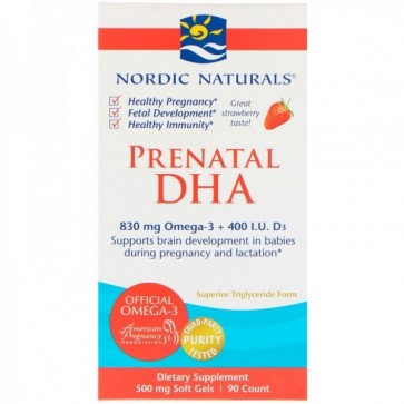 Prenatal DHA (90 softgels) - Nordic Naturals