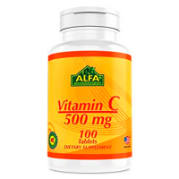 Vitamina C 500mg (100 tabs) - Alfa Vitamins