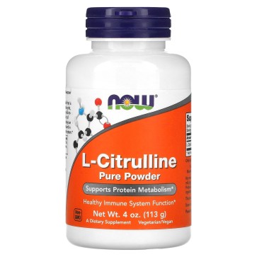 L-Citrulline, Pure Powder, 4 oz (113 g) Now Now