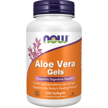 Aloe Vera Gels, 250 Softgels (50 mg per Softgel) Now foods Now
