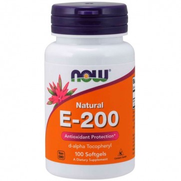 Vitamina E-200 (100 softgels) - Now Foods