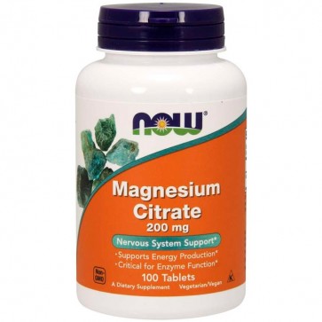Magnesium Citrate (100 tabletes) - Now Foods