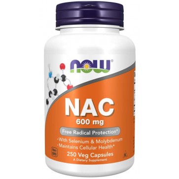 NAC 600mg 250 caps Now foods NOW