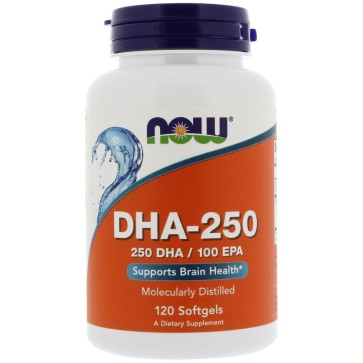 DHA-250 (120 Softgels) - Now foods Now