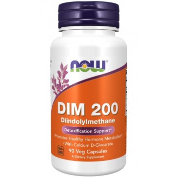 DIM 200 Diindolylmethane 90 Veg Capsules Now foods NOW