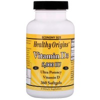 Vitamina D3 5000UI (360caps) - Healthy Origins