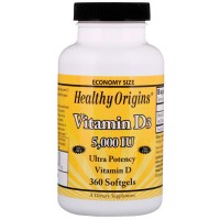 Vitamina D3 5000UI (360caps) - Healthy Origins Healthy Origins