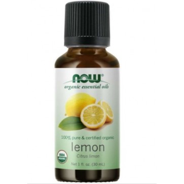 ORGANIC LEMON OIL 1oz NOW Foods NOW Essential Oils