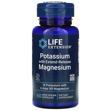 Potassium with Extend-Release Magnesium 60caps Life Extension Life Extension