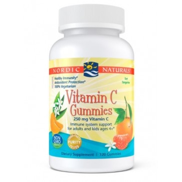 Vitamina C 250mg 120 gummies Nordic Naturals Nordic