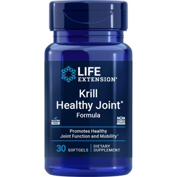 Krill Healthy Joint Formula, 30 Softgels Life Extension Life Extension
