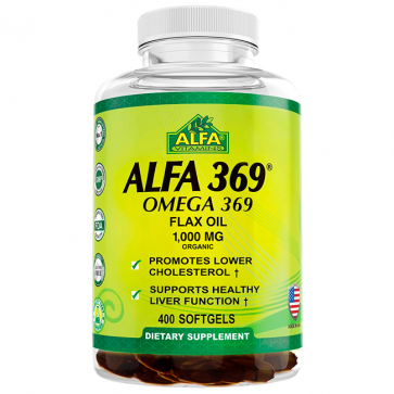Alfa 369 - Omega 369 1000mg (400 softgels) - Alfa Vitamins Alfa Vitamins