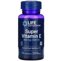 Super Vitamin E 268 mg (400 IU), 90 softgels LIFE Extension Life Extension