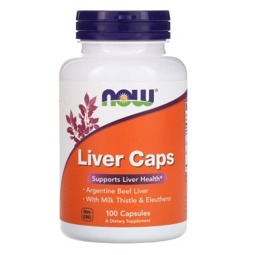 Liver Caps, 100 Capsules Now Now