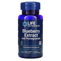 Blueberry Extract and Pomegranate 60 vegetarian capsules Life Extension Life Extension