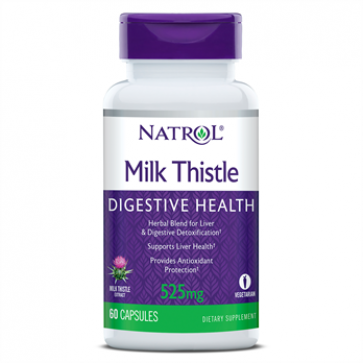 Milk Thistle Digestive Health, 525 mg, Capsules, 60ct Natrol Natrol