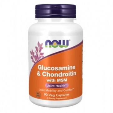Glucosamine & Chondroitin with MSM (90caps) - Now Foods Now Foods