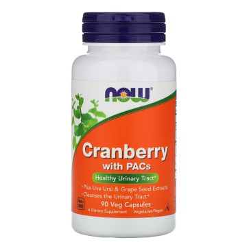 Cranberry with PACs, 90 Veg Capsules Now Now