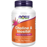 Choline & Inositol 500 mg 100 Veg Capsules Now foods NOW