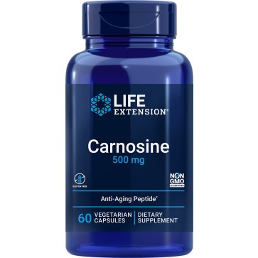 Carnosine, 500 mg, 60 Vegetarian Capsules Life Extension