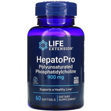 HepatoPro Polyunsaturated Phosphatidylcholine 900 mg, 60 softgels Life Extension