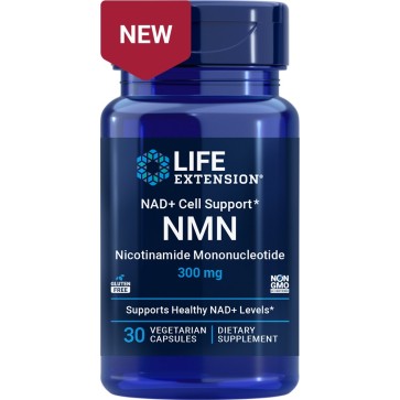 Life Extension, NMN Nicotinamide Mononucleotide 300 mg, 30 vegetarian capsules Life Extension