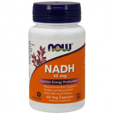 NADH 10mg (60 cápsulas) - Now Foods