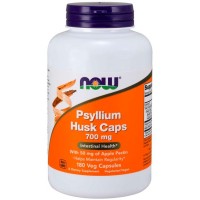 Psyllium Husk 700mg (180 cápsulas) - Now Foods