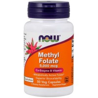 Methyl Folate 5000mcg (50 cápsulas) - Now Foods