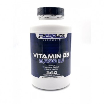 Vitamina D3 5.000 360 veg caps PLV Proline 