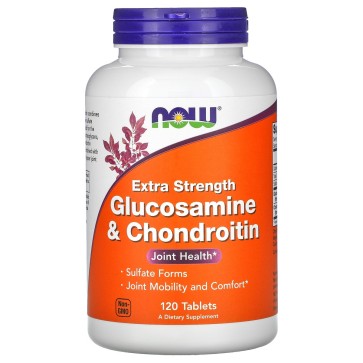 Glucosamine & Chondroitin, 120 Tablets Now foods Now