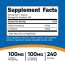Nutricost, Caffeine + Theanine 100/100 MG 240 CAP Nutricost