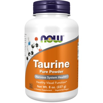 Taurine Pure Powder, 8 oz (227 g) Now foods Now