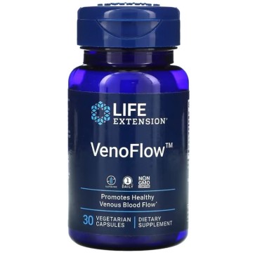 VenoFlow 30 vegetarian capsules Supports healthy extremity circulation Life Extension