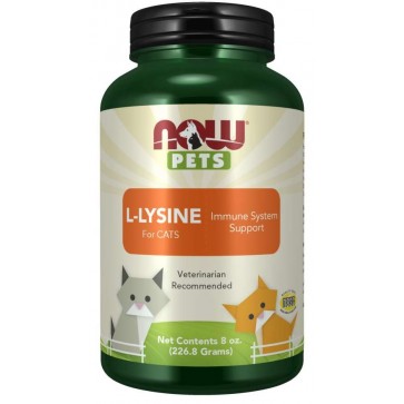 L Lysine for Cats Powder Now foods Pets NOW