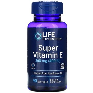 Super Vitamin E 268 mg (400 IU), 90 softgels LIFE Extension Life Extension