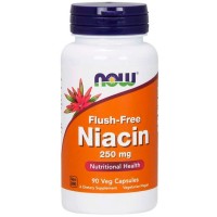 Flush-free Niacin 250mg (90 cápsulas) - Now Foods