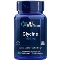 Glycine 1000 mg, 100 vegetarian capsules Life Extension Life Extension
