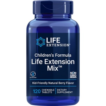 Children's Formula, Life Extension Mix, Natural Berry, 120 Chewable Tablets Life Extension Life Extension