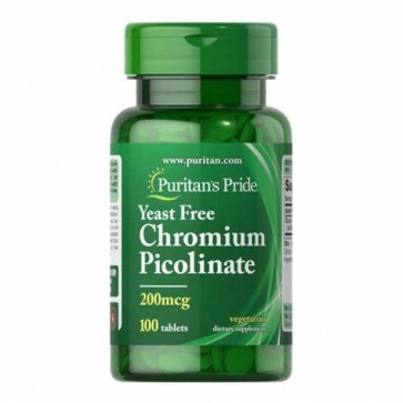 Picolinato de Cromo 200mcg 100 tablets Puritans Puritan