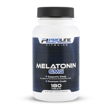 Melatonina 6 mg 180 capsulas PLV Proline Vitamins Proline Vitamins