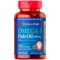 Omega-3 Fish Oil 1000 mg - Puritan's Pride Puritans Pride