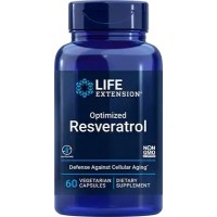 Optimized Resveratrol 60 vegetarian capsules LIFE Extension Life Extension