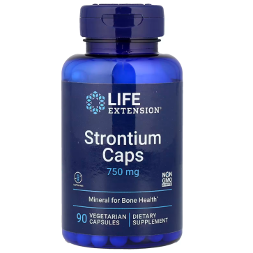 Strontium Caps 750 mg, 90 vegetarian capsules Life Extension Life Extension