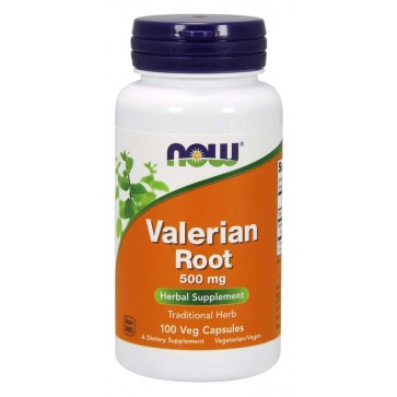 Valerian Root 500 mg 100 Veg Capsules Now foods NOW