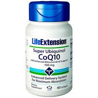 Super Ubiquinol CoQ10 100mg - 60Caps - Life Extension Life Extension