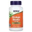 Ginkgo Biloba, 60 mg, 60 Veg Capsules Now