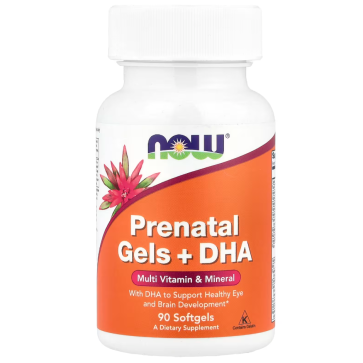 PRE-NATAL MULTI WITH DHA 90 SOFTGELS  Now foods Now