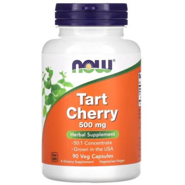 Tart Cherry 500 mg 90 Veg Capsules Now foods Now
