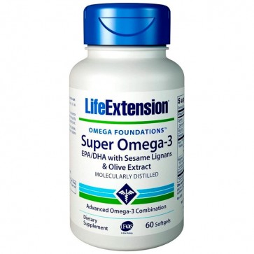 Super Omega-3 EPA/DHA (60 softgels) - Life Extension